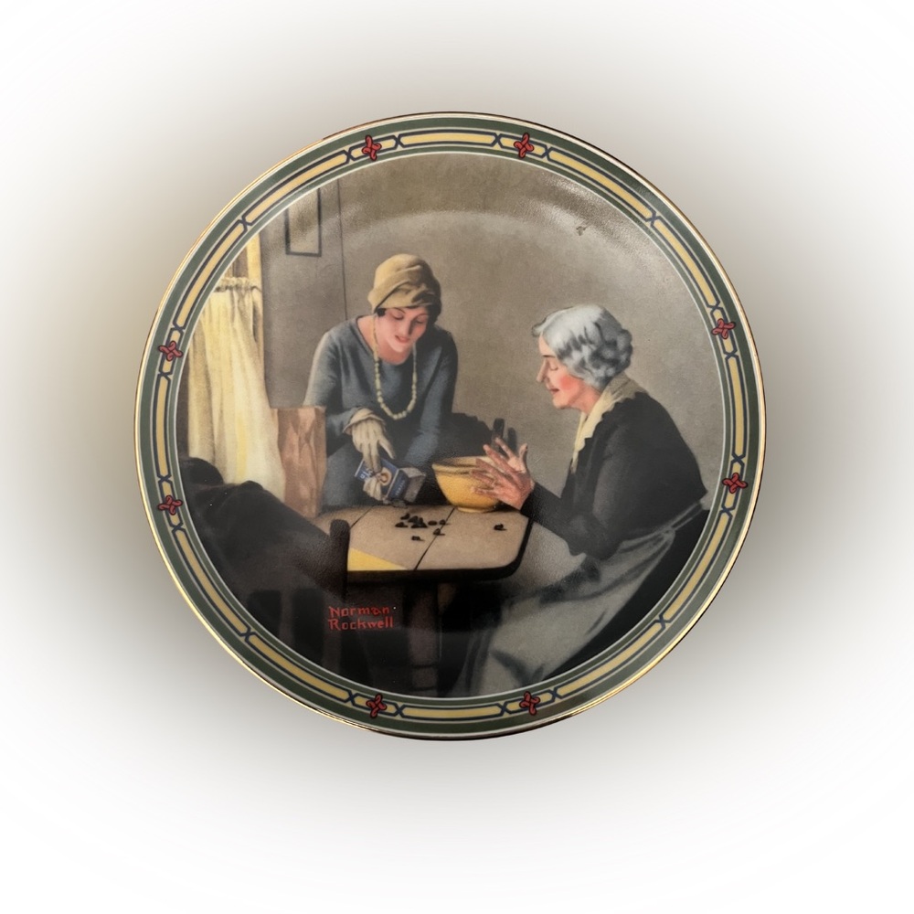 Knowles 'A Family's Full Measure' Norman Rockwell Collectors Plate Number 5240L